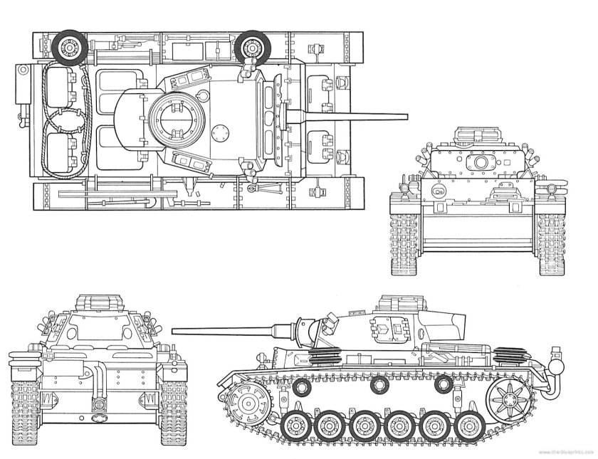 Panzer III чертеж