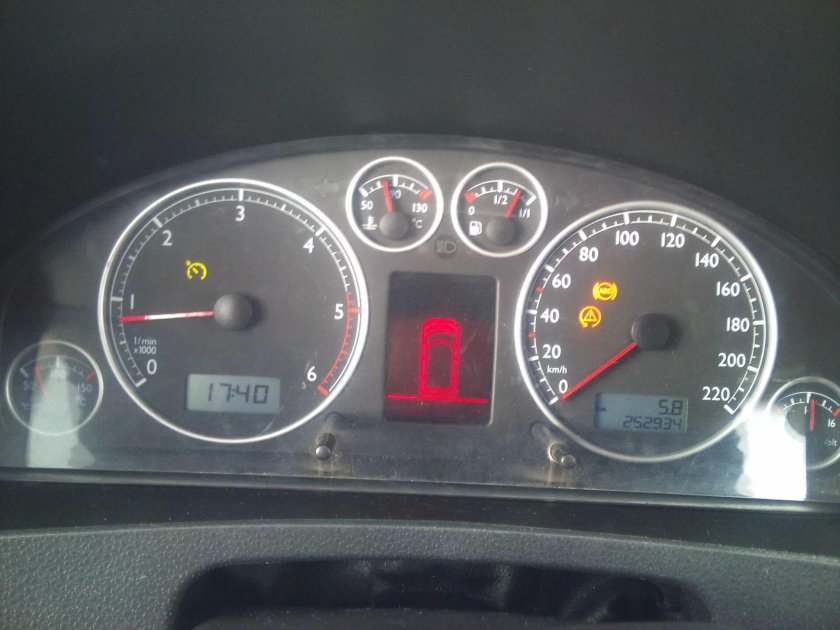 Приборная панель Мультивен т5