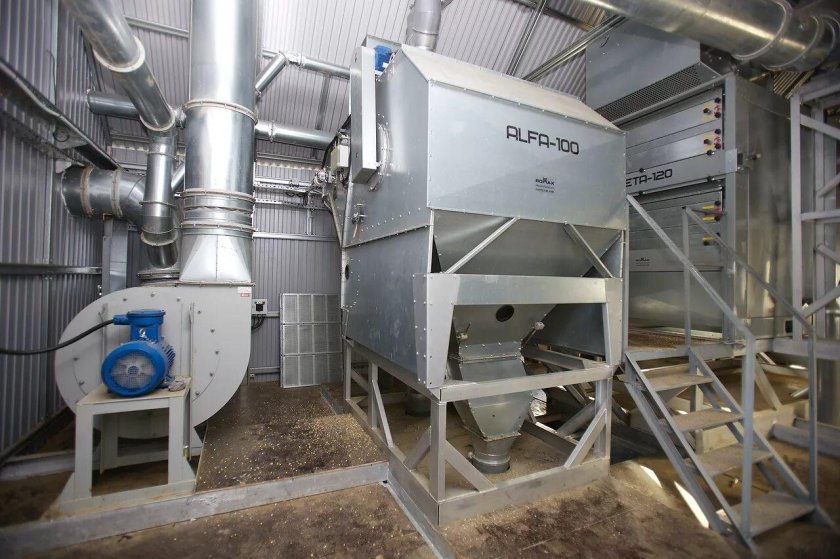 Зерноочистительная машина Альфа 100 Ромакс