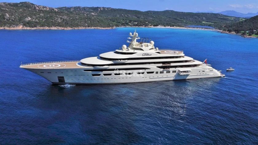 Яхта Dilbar Алишера Усманова