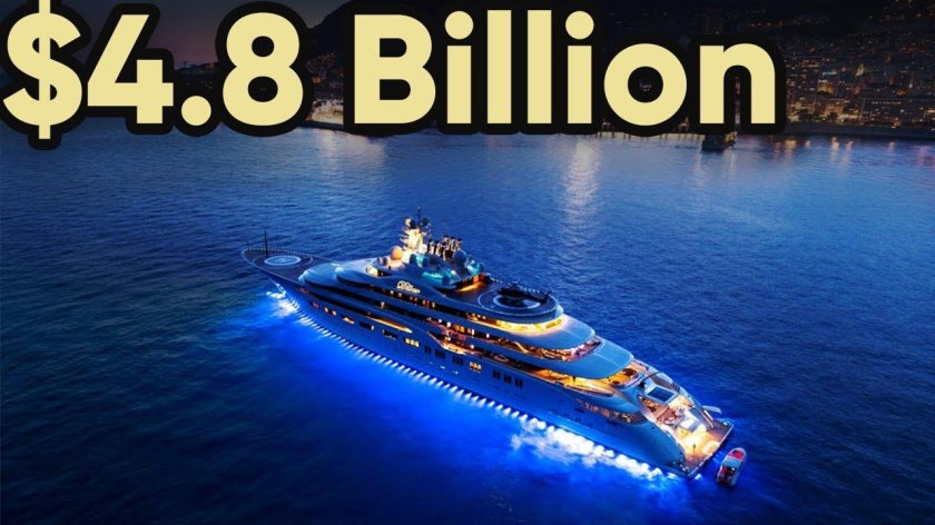 Яхта Dilbar Алишера Усманова