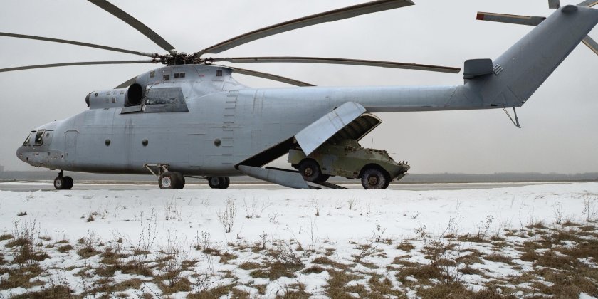 Ми-26 грузовой отсек