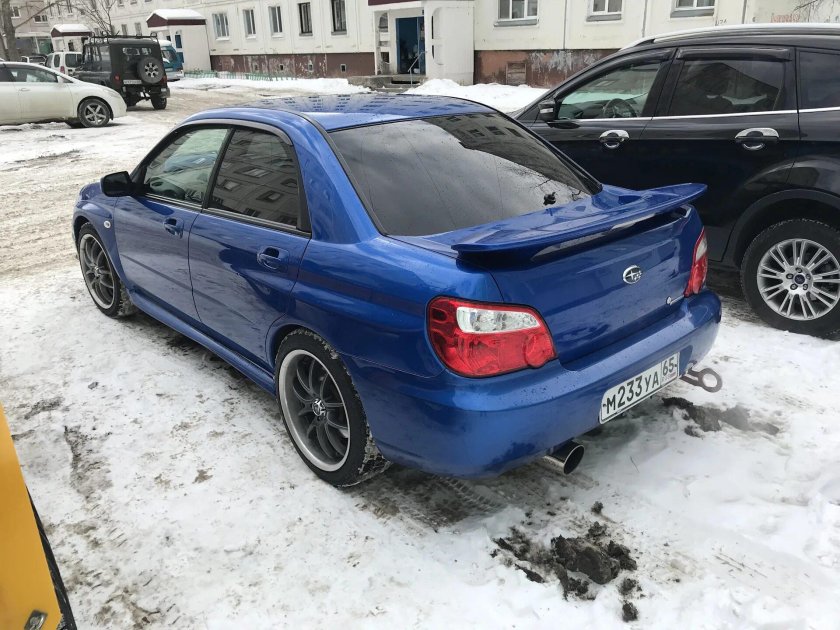 Импреза лиса спойлер низкий