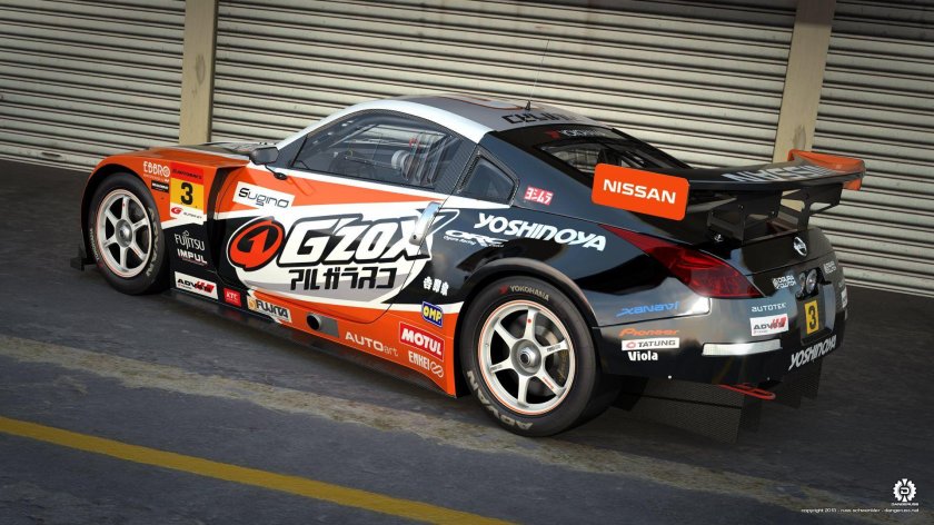 Ниссан гоночный 350z