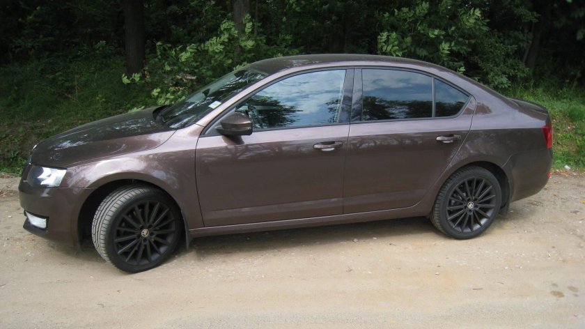Skoda Octavia a7 коричневая r18