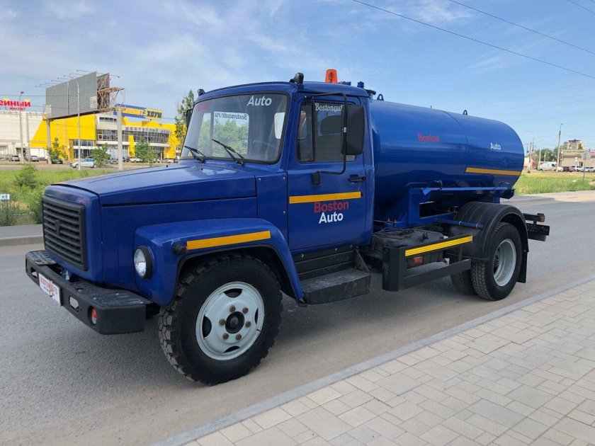 ГАЗ 3309 С вакуумным прицепом