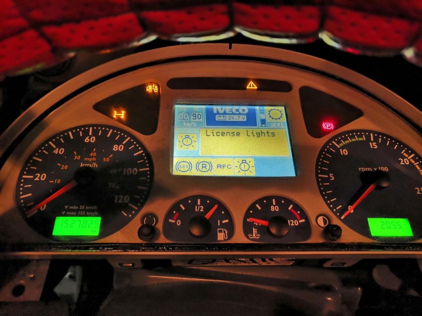 Ивеко Стралис 2007 панель приборов года