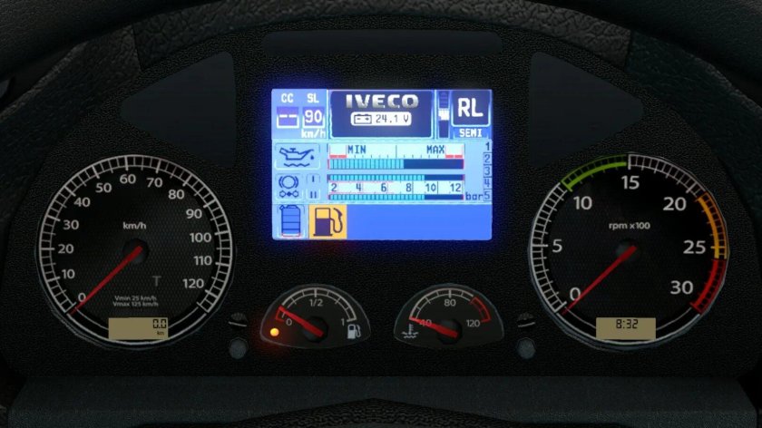 Iveco Stralis dashboard