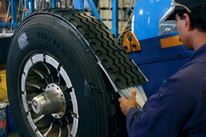 Наварка грузовых шин