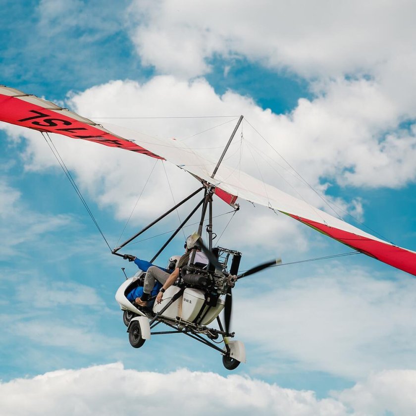 Сверхлегкий мотодельтаплан белка