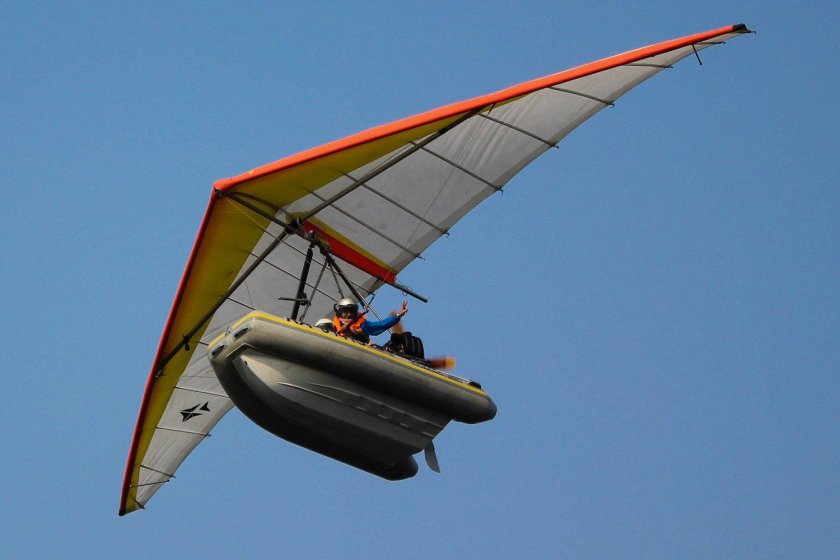 Сверхлегкий мотодельтаплан белка