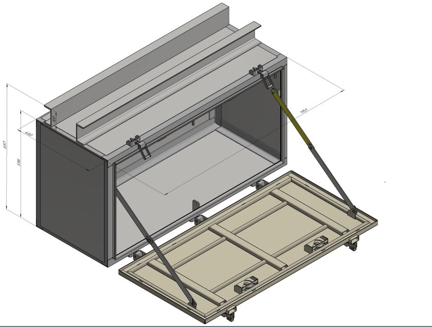 Ящик инструментальный 500а-8507011-010