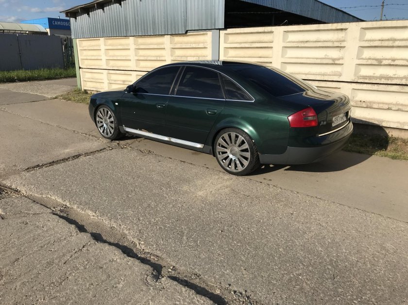 Ауди а6 с5 зеленый металлик