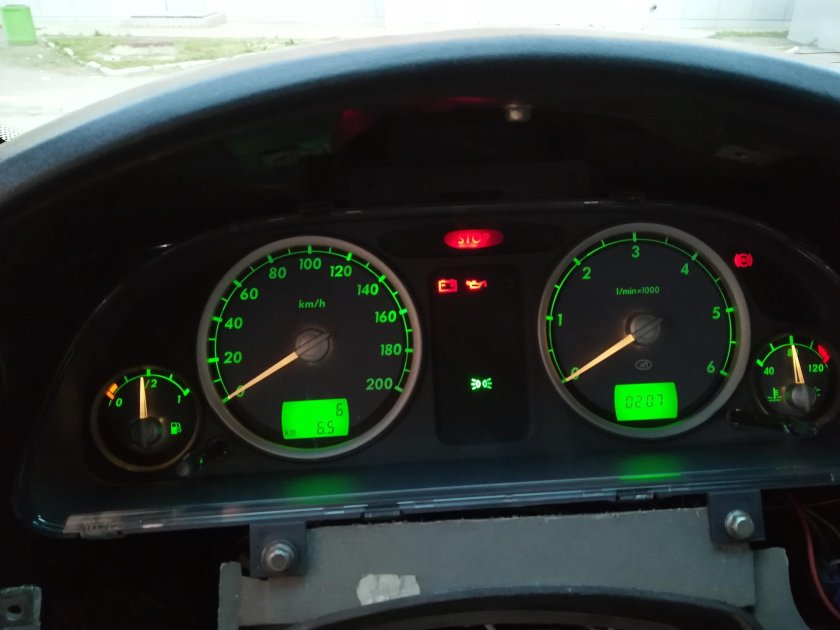 ГАЗ 2217 комбинация приборов