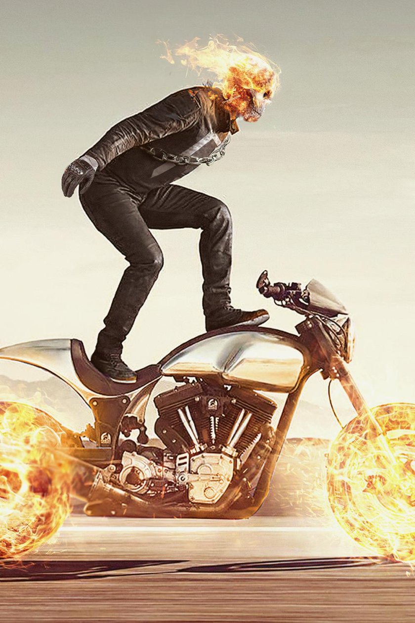 Мотоцикл призрачного гонщика