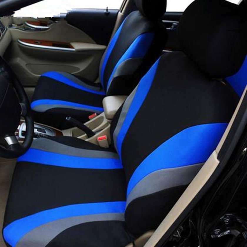 Синие чехлы на авто