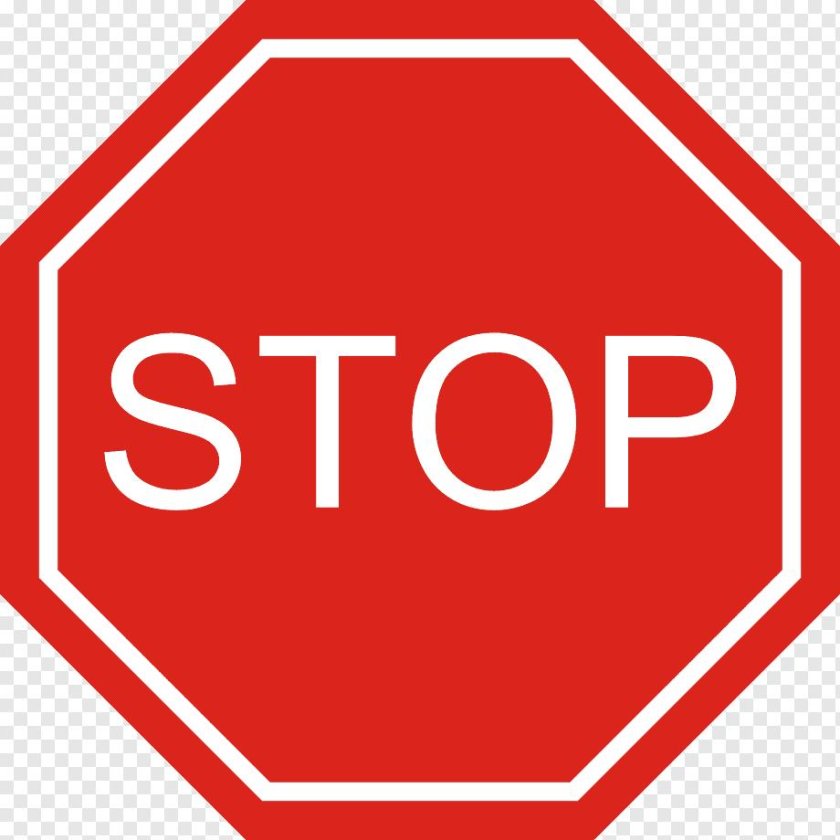 Знак stop