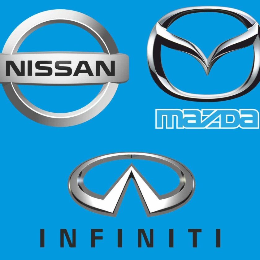 Знак Мазда и Инфинити