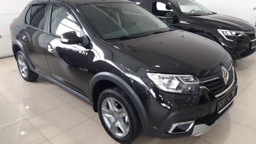 Рено Логан степвей 2022 черный