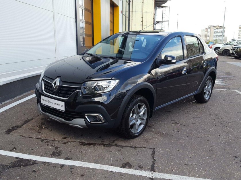 Рено Логан степвей черный