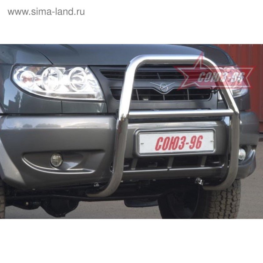 Защита переднего бампера УАЗ Патриот 2015