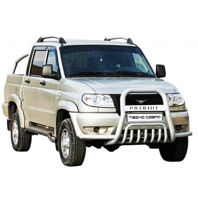 Защита переднего бампера УАЗ Патриот 2019