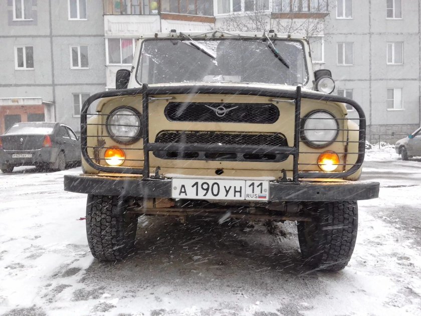 Кенгурятник на УАЗ 3151