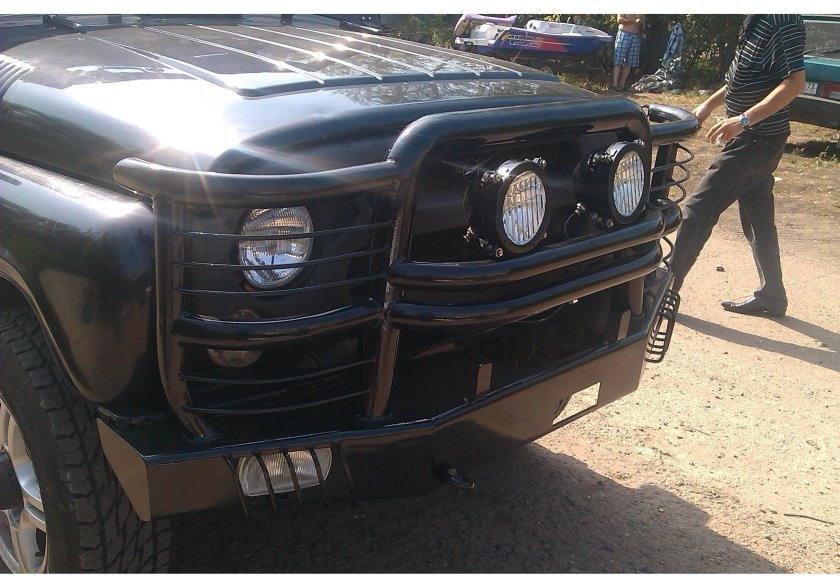 Бампер Чероки на УАЗ 469