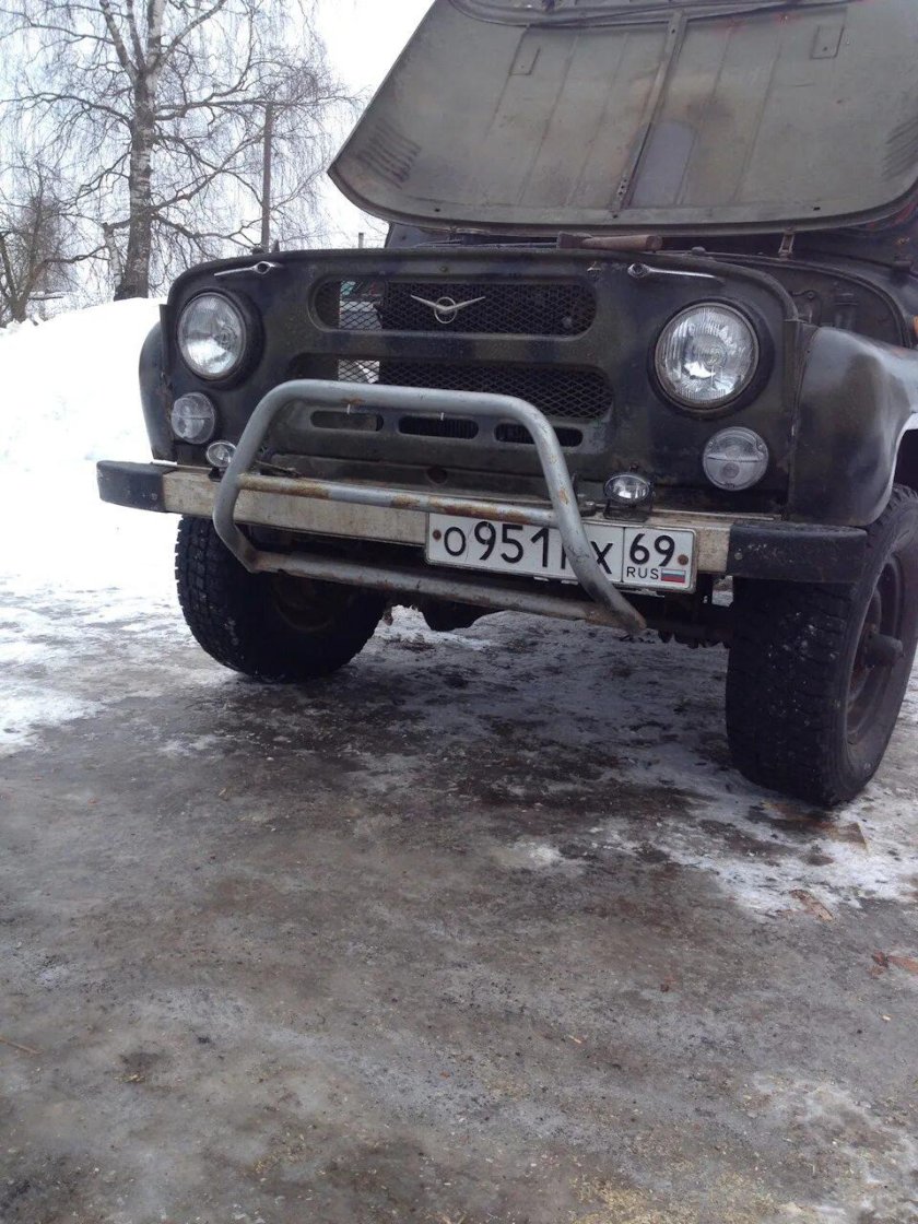 Кенгурятник на УАЗ 31512