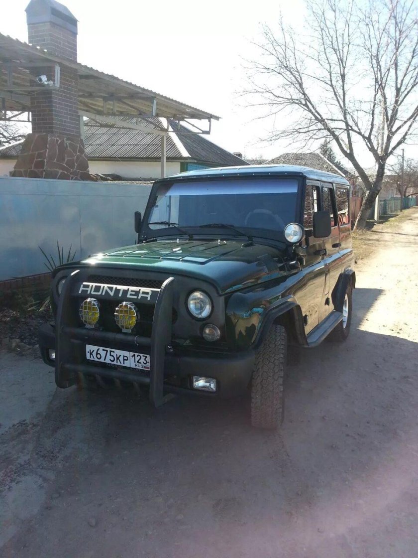 Кенгурин УАЗ Хантер