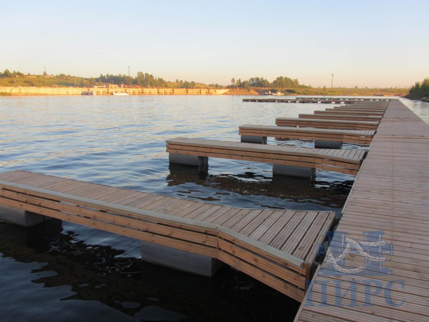 Пирс причал Пристань Тюмень