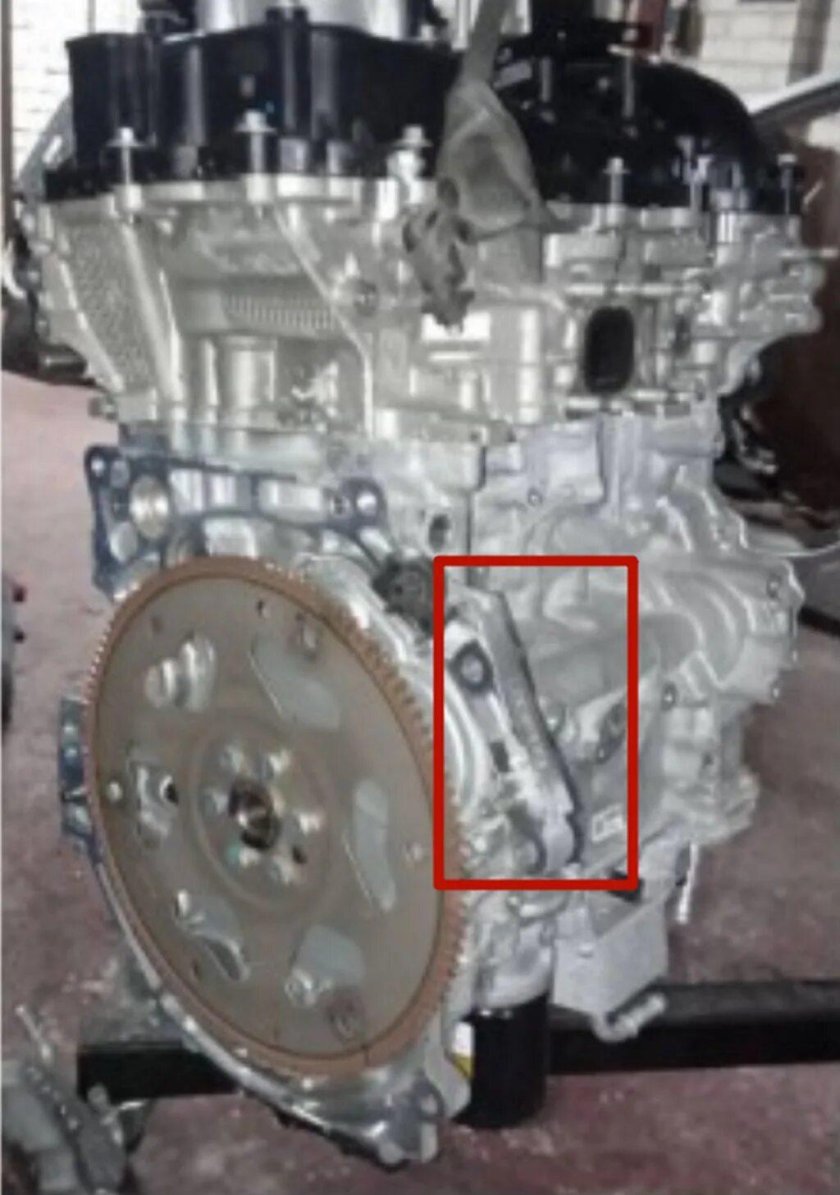 Где у Buick encore номер двигателя