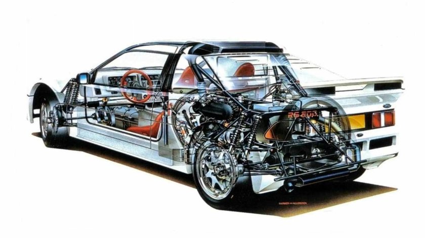 Ford rs200 Cutaway