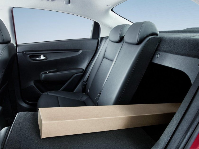 Киа Рио 4 салон сзади