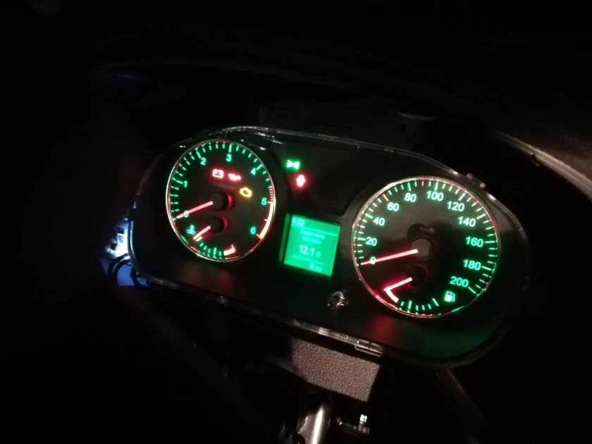 Приборы УАЗ Патриот