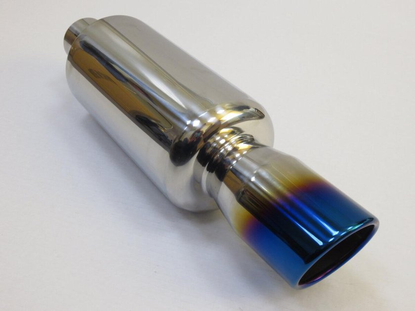 Глушитель прямоточный спортивный hj-a0035