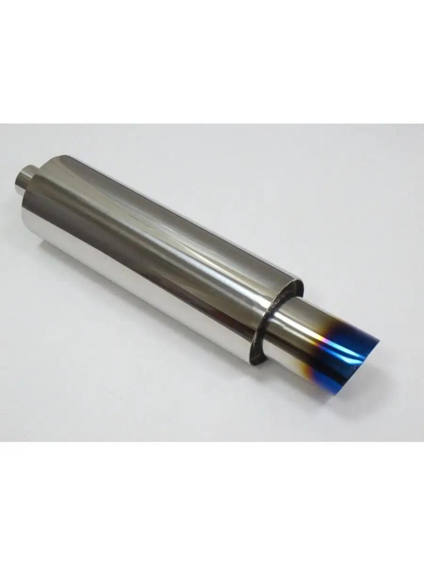 Глушитель прямоточный, спортивный hj-a2108bl