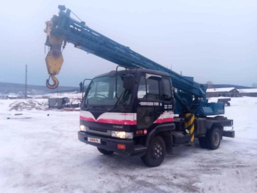 К краном автокрана Nissan Diesel Condor 1990