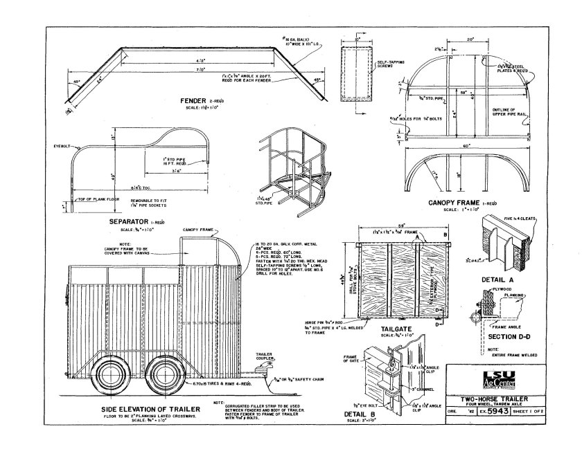 Коневоз чертежи