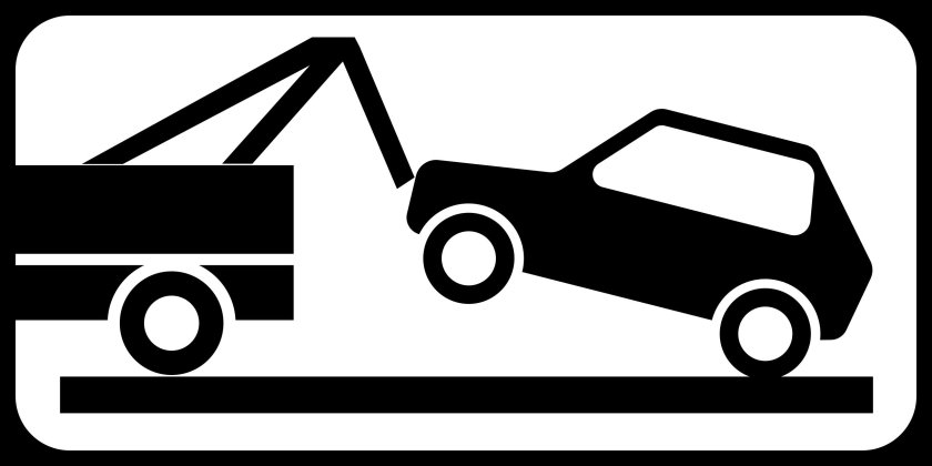 Знак эвакуации автомобиля