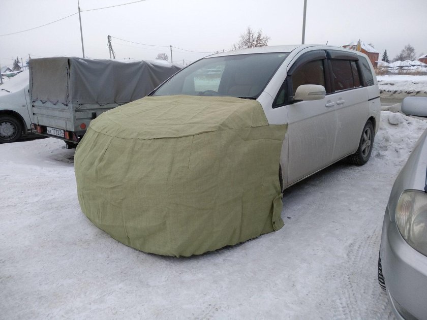 Чехол на машину зимний