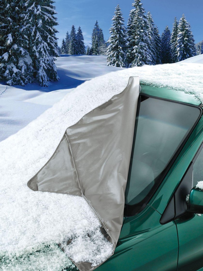 Покрывало для машины от снега