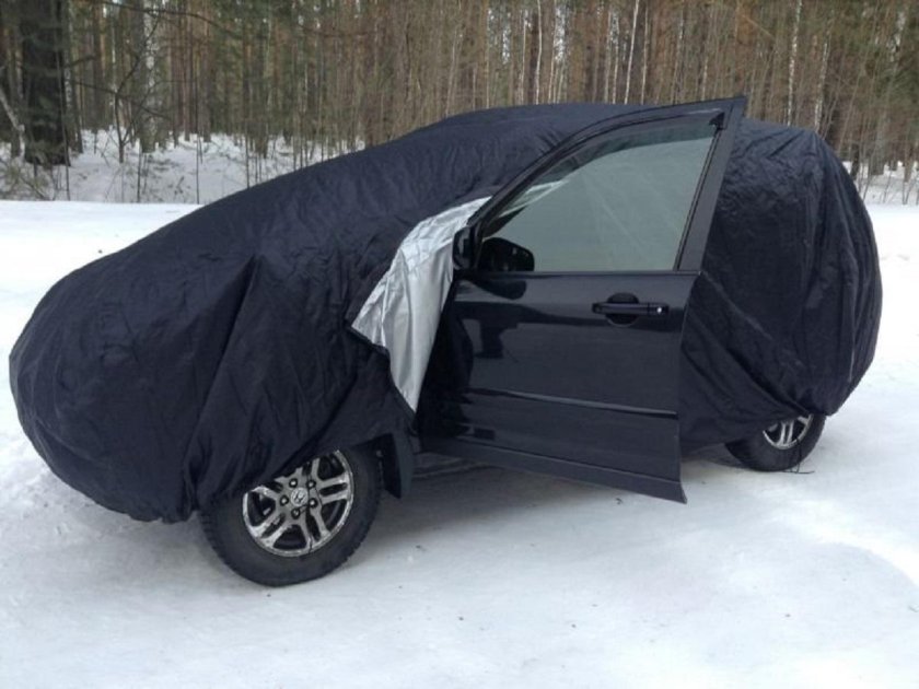 Накидка для машины на зиму