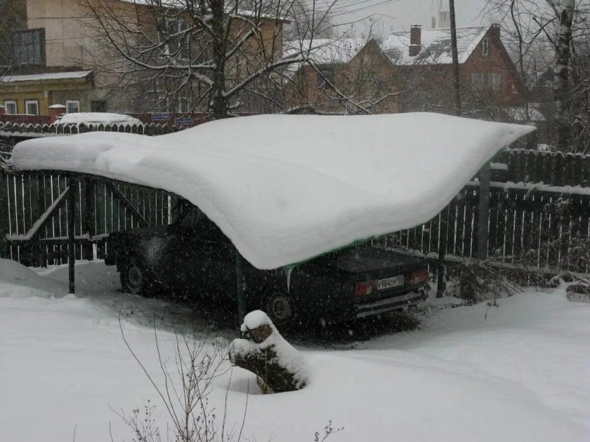 Навес от снега