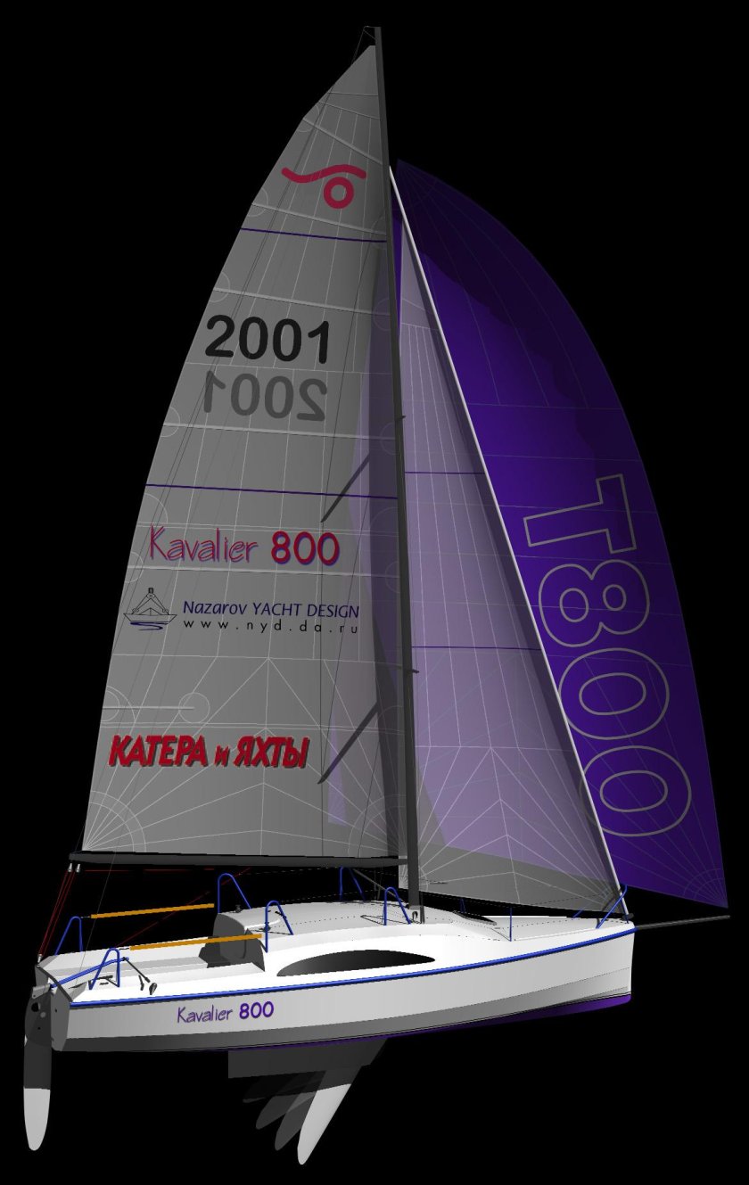 Проект яхты кавалер 800