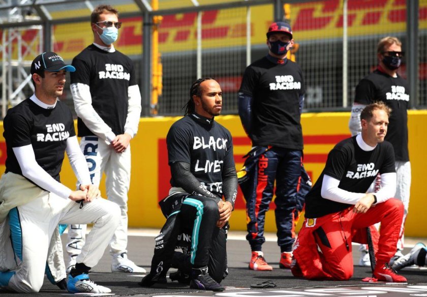 Льюис Хэмилтон блм