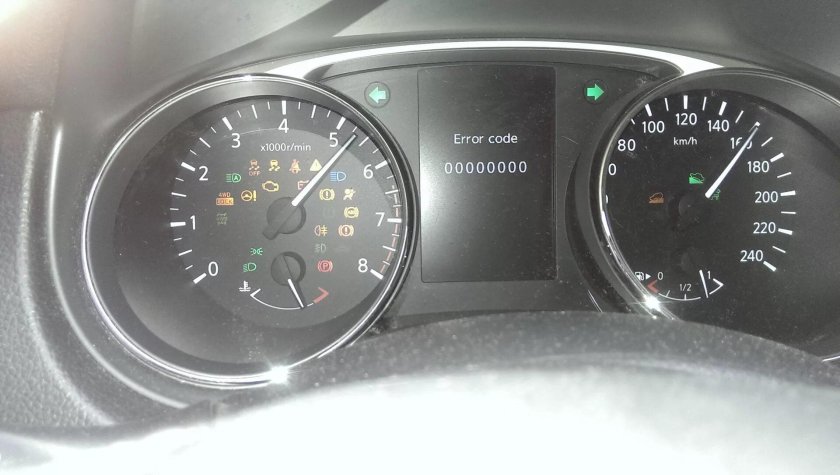 Панель приборов Nissan x-Trail t31