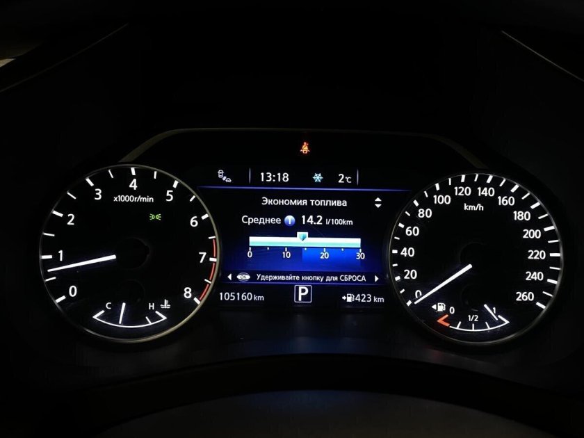 Ниссан Мурано панель приборов