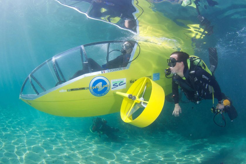 Подводный велосипед