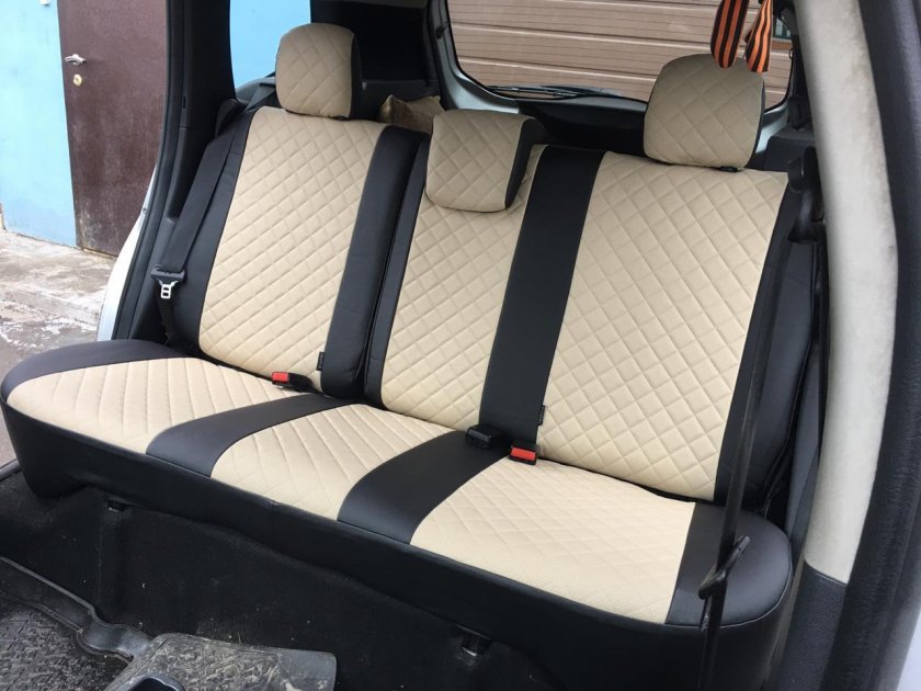 Чехлы на Рено Дастер алькантара